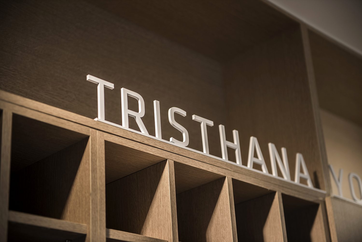 Yoga mat storage at Tristhana Yoga main shala, Bundang Pangyo